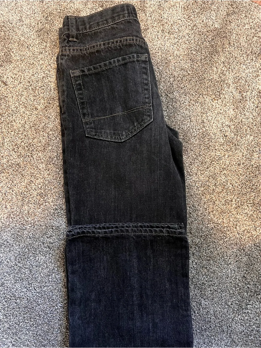 Old Navy Boot Cut Black Jeans Boys Size 14 Regular